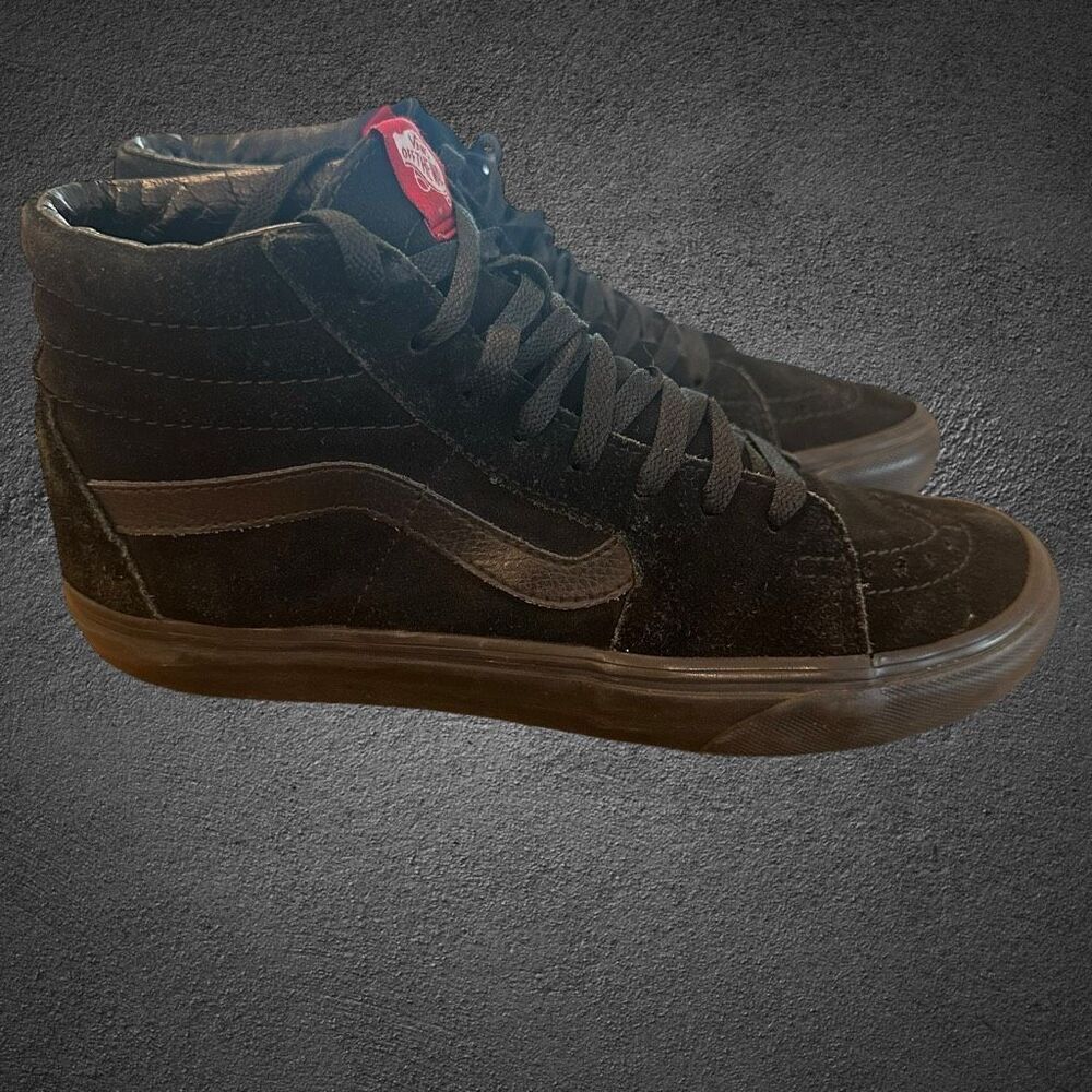 Vans Old Skool Hi Men’s size 9 shoe black skate sneakers 721454